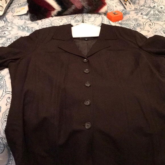 Larry Levine Suit brown 24W - Picture 6 of 9